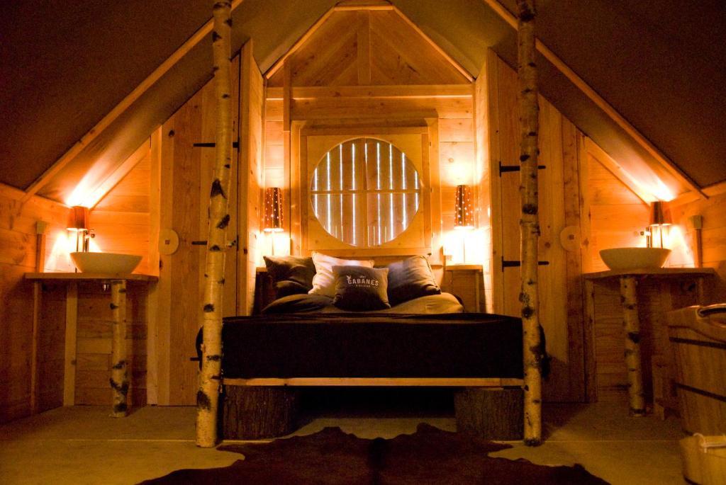 Cabane Lodge Domaine Du Lac Chambon Murol Cameră foto